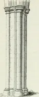 An illustration from An attempt to discriminate the styles of architecture in England : from the Conquest to the Reformation : with a sketch of the Grecian and Roman orders (1862)