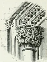 An illustration from An attempt to discriminate the styles of architecture in England : from the Conquest to the Reformation : with a sketch of the Grecian and Roman orders (1862)