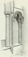 An illustration from An attempt to discriminate the styles of architecture in England : from the Conquest to the Reformation : with a sketch of the Grecian and Roman orders (1862)