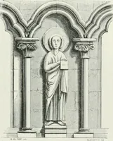 An illustration from An attempt to discriminate the styles of architecture in England : from the Conquest to the Reformation : with a sketch of the Grecian and Roman orders (1862)