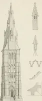 An illustration from An attempt to discriminate the styles of architecture in England : from the Conquest to the Reformation : with a sketch of the Grecian and Roman orders (1862)