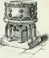 An illustration from An attempt to discriminate the styles of architecture in England : from the Conquest to the Reformation : with a sketch of the Grecian and Roman orders (1862)