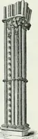 An illustration from An attempt to discriminate the styles of architecture in England : from the Conquest to the Reformation : with a sketch of the Grecian and Roman orders (1862)