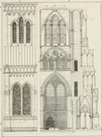 An illustration from An attempt to discriminate the styles of architecture in England : from the Conquest to the Reformation : with a sketch of the Grecian and Roman orders (1862)