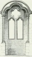 An illustration from An attempt to discriminate the styles of architecture in England : from the Conquest to the Reformation : with a sketch of the Grecian and Roman orders (1862)