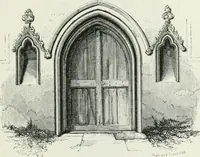 An illustration from An attempt to discriminate the styles of architecture in England : from the Conquest to the Reformation : with a sketch of the Grecian and Roman orders (1862)