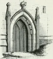 An illustration from An attempt to discriminate the styles of architecture in England : from the Conquest to the Reformation : with a sketch of the Grecian and Roman orders (1862)