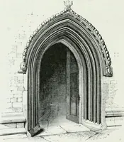 An illustration from An attempt to discriminate the styles of architecture in England : from the Conquest to the Reformation : with a sketch of the Grecian and Roman orders (1862)