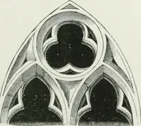 An illustration from An attempt to discriminate the styles of architecture in England : from the Conquest to the Reformation : with a sketch of the Grecian and Roman orders (1862)