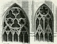 An illustration from An attempt to discriminate the styles of architecture in England : from the Conquest to the Reformation : with a sketch of the Grecian and Roman orders (1862)