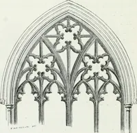 An illustration from An attempt to discriminate the styles of architecture in England : from the Conquest to the Reformation : with a sketch of the Grecian and Roman orders (1862)