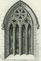 An illustration from An attempt to discriminate the styles of architecture in England : from the Conquest to the Reformation : with a sketch of the Grecian and Roman orders (1862)
