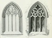 An illustration from An attempt to discriminate the styles of architecture in England : from the Conquest to the Reformation : with a sketch of the Grecian and Roman orders (1862)
