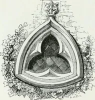 An illustration from An attempt to discriminate the styles of architecture in England : from the Conquest to the Reformation : with a sketch of the Grecian and Roman orders (1862)