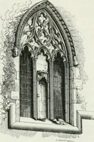 An illustration from An attempt to discriminate the styles of architecture in England : from the Conquest to the Reformation : with a sketch of the Grecian and Roman orders (1862)