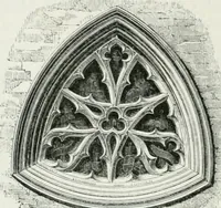 An illustration from An attempt to discriminate the styles of architecture in England : from the Conquest to the Reformation : with a sketch of the Grecian and Roman orders (1862)