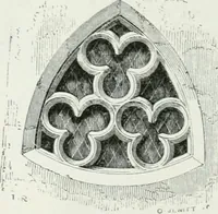 An illustration from An attempt to discriminate the styles of architecture in England : from the Conquest to the Reformation : with a sketch of the Grecian and Roman orders (1862)