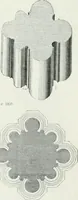 An illustration from An attempt to discriminate the styles of architecture in England : from the Conquest to the Reformation : with a sketch of the Grecian and Roman orders (1862)