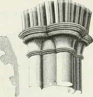 An illustration from An attempt to discriminate the styles of architecture in England : from the Conquest to the Reformation : with a sketch of the Grecian and Roman orders (1862)