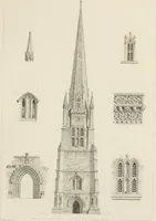 An illustration from An attempt to discriminate the styles of architecture in England : from the Conquest to the Reformation : with a sketch of the Grecian and Roman orders (1862)