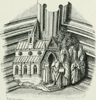 An illustration from An attempt to discriminate the styles of architecture in England : from the Conquest to the Reformation : with a sketch of the Grecian and Roman orders (1862)