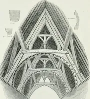 An illustration from An attempt to discriminate the styles of architecture in England : from the Conquest to the Reformation : with a sketch of the Grecian and Roman orders (1862)
