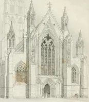 An illustration from An attempt to discriminate the styles of architecture in England : from the Conquest to the Reformation : with a sketch of the Grecian and Roman orders (1862)