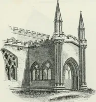 An illustration from An attempt to discriminate the styles of architecture in England : from the Conquest to the Reformation : with a sketch of the Grecian and Roman orders (1862)