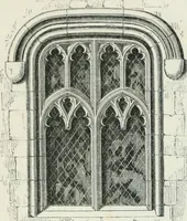 An illustration from An attempt to discriminate the styles of architecture in England : from the Conquest to the Reformation : with a sketch of the Grecian and Roman orders (1862)