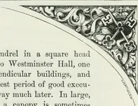 An illustration from An attempt to discriminate the styles of architecture in England : from the Conquest to the Reformation : with a sketch of the Grecian and Roman orders (1862)