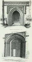 An illustration from An attempt to discriminate the styles of architecture in England : from the Conquest to the Reformation : with a sketch of the Grecian and Roman orders (1862)