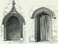 An illustration from An attempt to discriminate the styles of architecture in England : from the Conquest to the Reformation : with a sketch of the Grecian and Roman orders (1862)