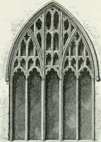 An illustration from An attempt to discriminate the styles of architecture in England : from the Conquest to the Reformation : with a sketch of the Grecian and Roman orders (1862)