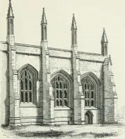 An illustration from An attempt to discriminate the styles of architecture in England : from the Conquest to the Reformation : with a sketch of the Grecian and Roman orders (1862)