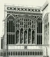 An illustration from An attempt to discriminate the styles of architecture in England : from the Conquest to the Reformation : with a sketch of the Grecian and Roman orders (1862)