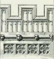 An illustration from An attempt to discriminate the styles of architecture in England : from the Conquest to the Reformation : with a sketch of the Grecian and Roman orders (1862)