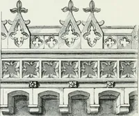 An illustration from An attempt to discriminate the styles of architecture in England : from the Conquest to the Reformation : with a sketch of the Grecian and Roman orders (1862)