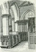 An illustration from An attempt to discriminate the styles of architecture in England : from the Conquest to the Reformation : with a sketch of the Grecian and Roman orders (1862)