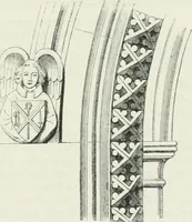 An illustration from An attempt to discriminate the styles of architecture in England : from the Conquest to the Reformation : with a sketch of the Grecian and Roman orders (1862)