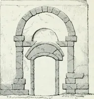 An illustration from An attempt to discriminate the styles of architecture in England : from the Conquest to the Reformation : with a sketch of the Grecian and Roman orders (1862)
