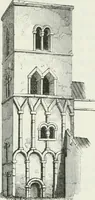 An illustration from An attempt to discriminate the styles of architecture in England : from the Conquest to the Reformation : with a sketch of the Grecian and Roman orders (1862)
