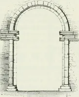 An illustration from An attempt to discriminate the styles of architecture in England : from the Conquest to the Reformation : with a sketch of the Grecian and Roman orders (1862)