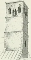 An illustration from An attempt to discriminate the styles of architecture in England : from the Conquest to the Reformation : with a sketch of the Grecian and Roman orders (1862)