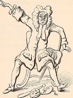 An illustration from England under the house of Hanover; : its history and condition during the reigns of the three Georges, illustrated from the caricatures and satires of the day. (1848)