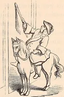 An illustration from England under the house of Hanover; : its history and condition during the reigns of the three Georges, illustrated from the caricatures and satires of the day. (1848)