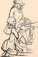 An illustration from England under the house of Hanover; : its history and condition during the reigns of the three Georges, illustrated from the caricatures and satires of the day. (1848)