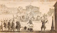 An illustration from England under the house of Hanover; : its history and condition during the reigns of the three Georges, illustrated from the caricatures and satires of the day. (1848)