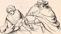 An illustration from England under the house of Hanover; : its history and condition during the reigns of the three Georges, illustrated from the caricatures and satires of the day. (1848)