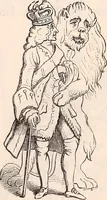 An illustration from England under the house of Hanover; : its history and condition during the reigns of the three Georges, illustrated from the caricatures and satires of the day. (1848)