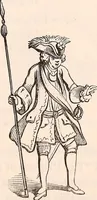 An illustration from England under the house of Hanover; : its history and condition during the reigns of the three Georges, illustrated from the caricatures and satires of the day. (1848)